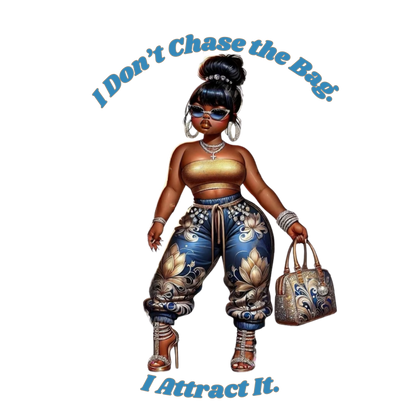 I Don’t Chase the Bag Diva DTF Heat Transfers DTF Transfers Style Junction – Custom Digital Designs 3 Pocket 4 x 4