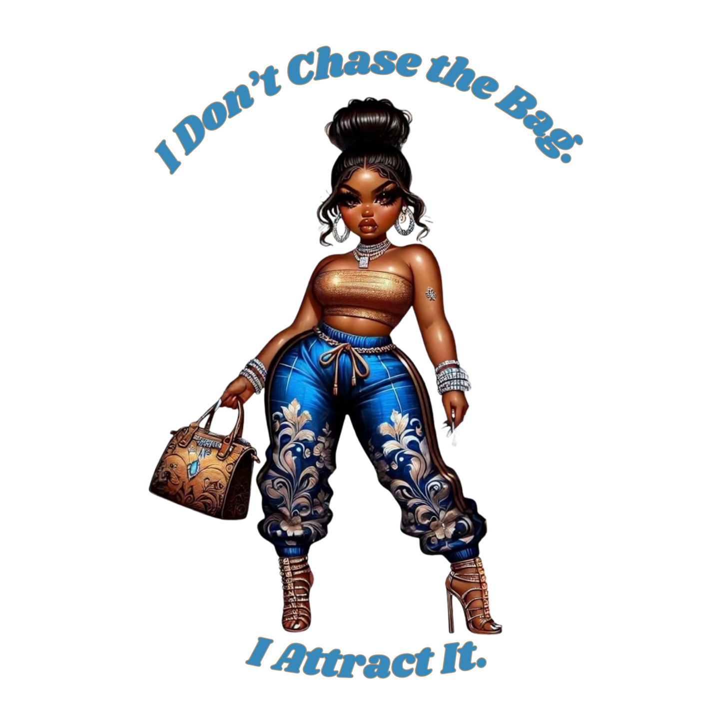 I Don’t Chase the Bag Diva DTF Heat Transfers DTF Transfers Style Junction – Custom Digital Designs 4 Pocket 4 x 4