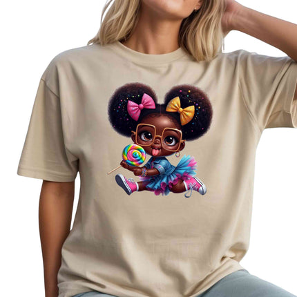 Sweet Pop Princess 🍭 Heat Transfers 3-Pack, Ready to Press, Vibrant Long-Lasting Prints (Iron-On Transfers Only)