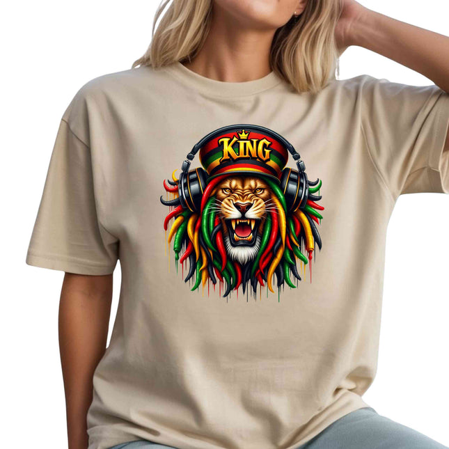 King Lion Rasta Heat Transfers 3-Pack, Ready to Press, Vibrant Long-Lasting Prints (Iron-On Transfers Only)