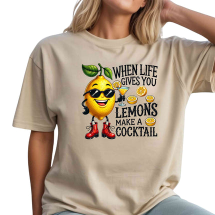 When Life Gives You Lemons Heat Transfers 3-Pack, Ready to Press, Vibrant Long-Lasting Prints (Iron-On Transfers Only)