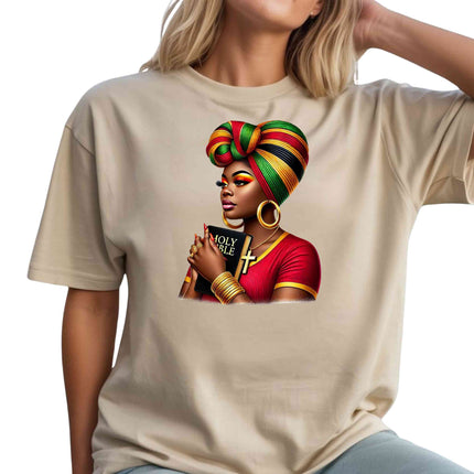 Praying Woman #1 Heat Transfers 3-Pack, Ready to Press, Vibrant Long-Lasting Prints (Iron-On Transfers Only)