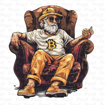 Crypto King Digital Art | Bitcoin Boss PNG | Cryptocurrency Artwork | Cool Bitcoin Investor Print | Digital Download for Crypto Enthusiasts Digital File Style-Junction Custom Designs & Prints