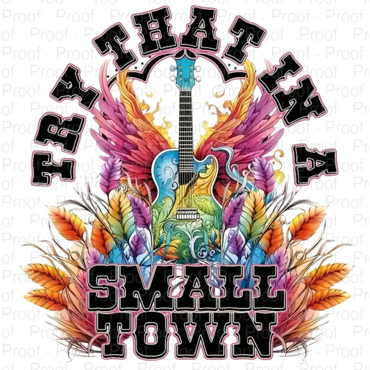 Try That in a Small Town PNG, Country Music Sublimation, Western Guitar Digital Download, Southern Pride Clipart,Rustic Country Shirt Design Digital File Style-Junction Custom Designs & Prints