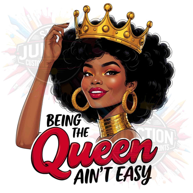 Afro Queen Digital Clipart Bundle of 2 PNG's, Black Girl Magic Digital File Style Junction – Custom Digital Designs & Apparel