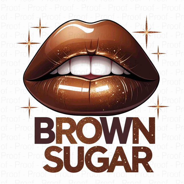 Brown Sugar Lips Digital PNG Bundle of 5 High-Res Glitter Lip Art Digital File Style Junction – Custom Digital Designs & Apparel