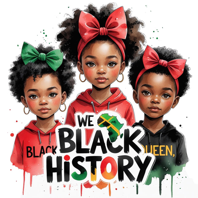 21 PNG Bundle | We Are Black History Afro Kids Clipart Digital File Style Junction – Custom Digital Designs & Apparel