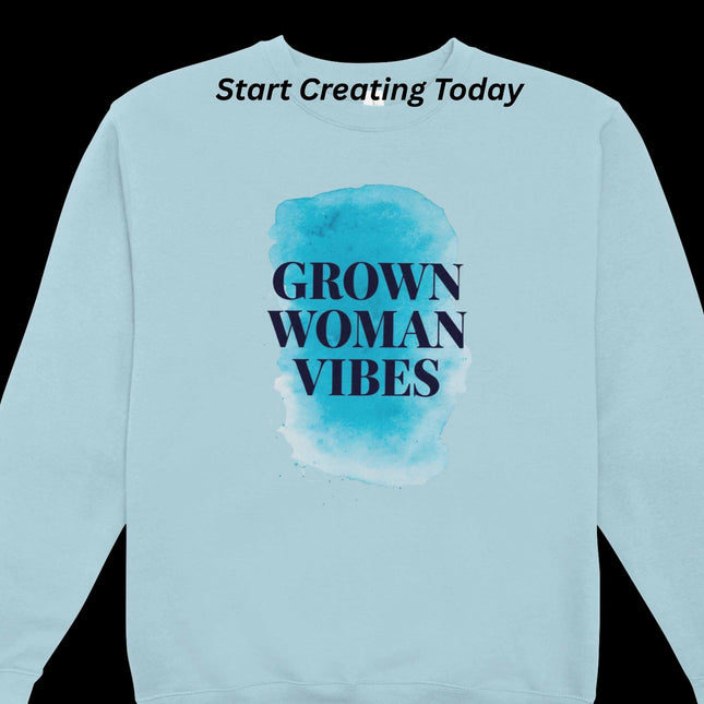 Grown Woman Vibes PNG Sublimation Bundle of 12 Digital File Style Junction – Custom Digital Designs & Apparel