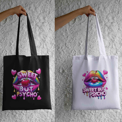 Sweet But Psycho Lips PNG – 4 Neon Rainbow Drip Cherry Files Digital File Style-Junction Custom Designs & Prints