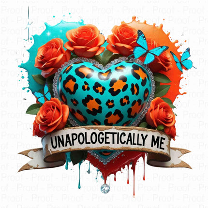 Unapologetically Me PNG – 5 Leopard Heart Afro-Inspired Files Digital File Style-Junction Custom Designs & Prints