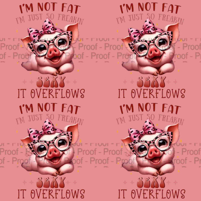 Funny Curvy Pig PNG Sublimation File | Cute Sassy Piggy Digital File Style Junction – Custom Digital Designs & Apparel