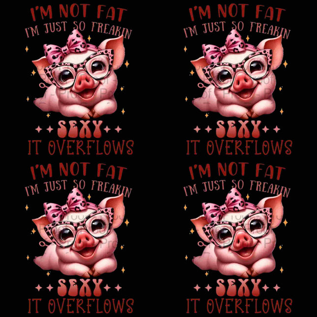 Funny Curvy Pig PNG Sublimation File | Cute Sassy Piggy Digital File Style Junction – Custom Digital Designs & Apparel