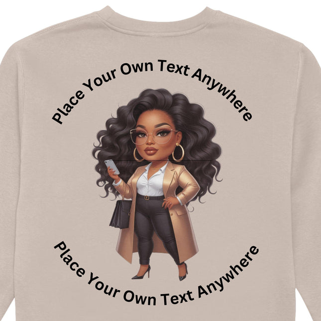 Curvy Black Boss Lady Clipart Bundle of 5 Confident Business Woman Digital File Style Junction – Custom Digital Designs & Apparel