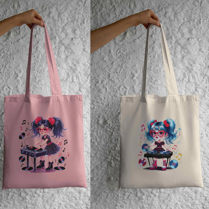 Retro DJ Girl PNG – 5 High-Res Clipart Files for Sublimation Digital File Style-Junction Custom Designs & Prints