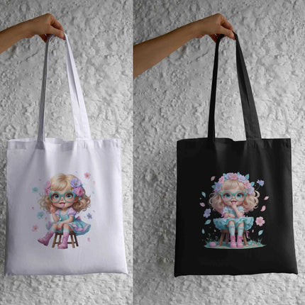 Pastel Girl PNG Bundle – 5 High-Res Clipart Files for Sublimation Digital File Style-Junction Custom Designs & Prints