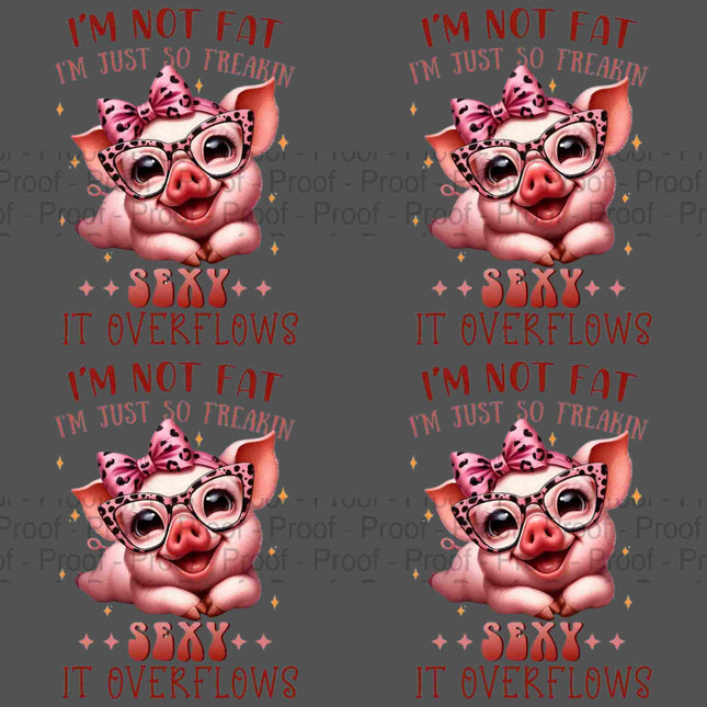Funny Curvy Pig PNG Sublimation File | Cute Sassy Piggy Digital File Style Junction – Custom Digital Designs & Apparel