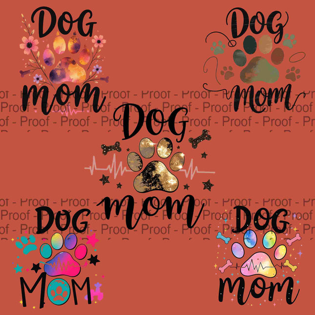 Dog Mom Bestseller PNG Mixed Bundle for Sublimation of 5 Digital File Style Junction – Custom Digital Designs & Apparel