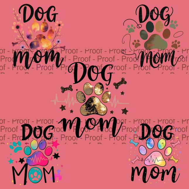 Dog Mom Bestseller PNG Mixed Bundle for Sublimation of 5 Digital File Style Junction – Custom Digital Designs & Apparel