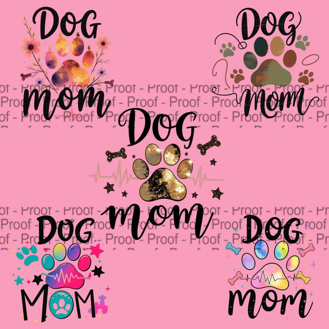Dog Mom Bestseller PNG Mixed Bundle for Sublimation of 5 Digital File Style Junction – Custom Digital Designs & Apparel