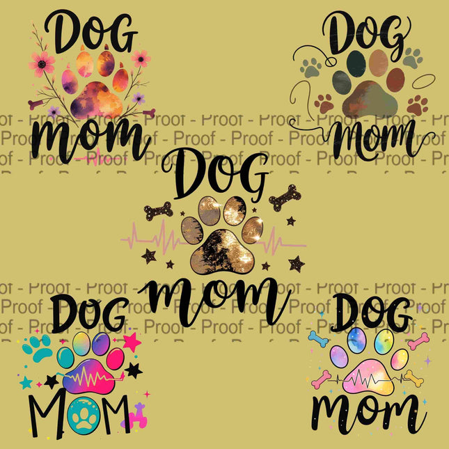 Dog Mom Bestseller PNG Mixed Bundle for Sublimation of 5 Digital File Style Junction – Custom Digital Designs & Apparel