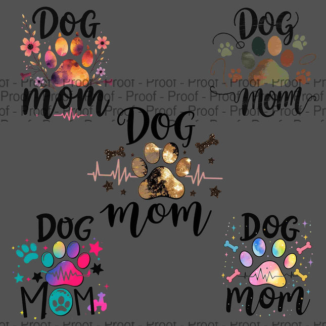 Dog Mom Bestseller PNG Mixed Bundle for Sublimation of 5 Digital File Style Junction – Custom Digital Designs & Apparel