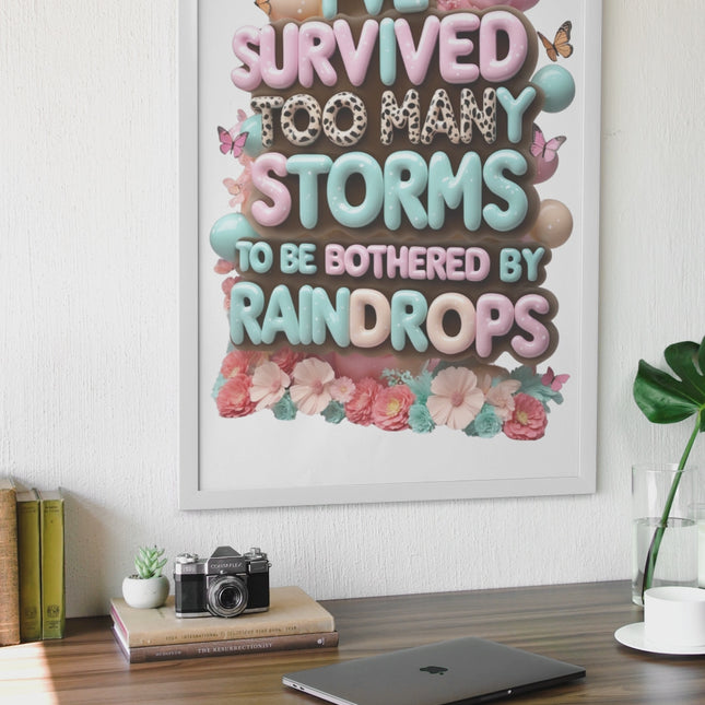 I’ve Survived Too Many Storms – 3D Bubble Letter JPG Print Digital File Style-Junction Custom Designs & Prints