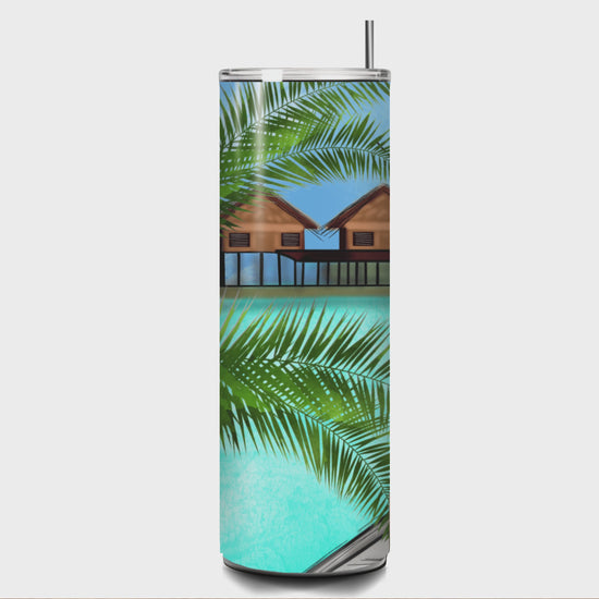 Just a Girl Who Loves Travelling Custom 20oz Tumbler 20oz Skinny Straight Tumbler Style Junction – Custom Digital Designs & Apparel
