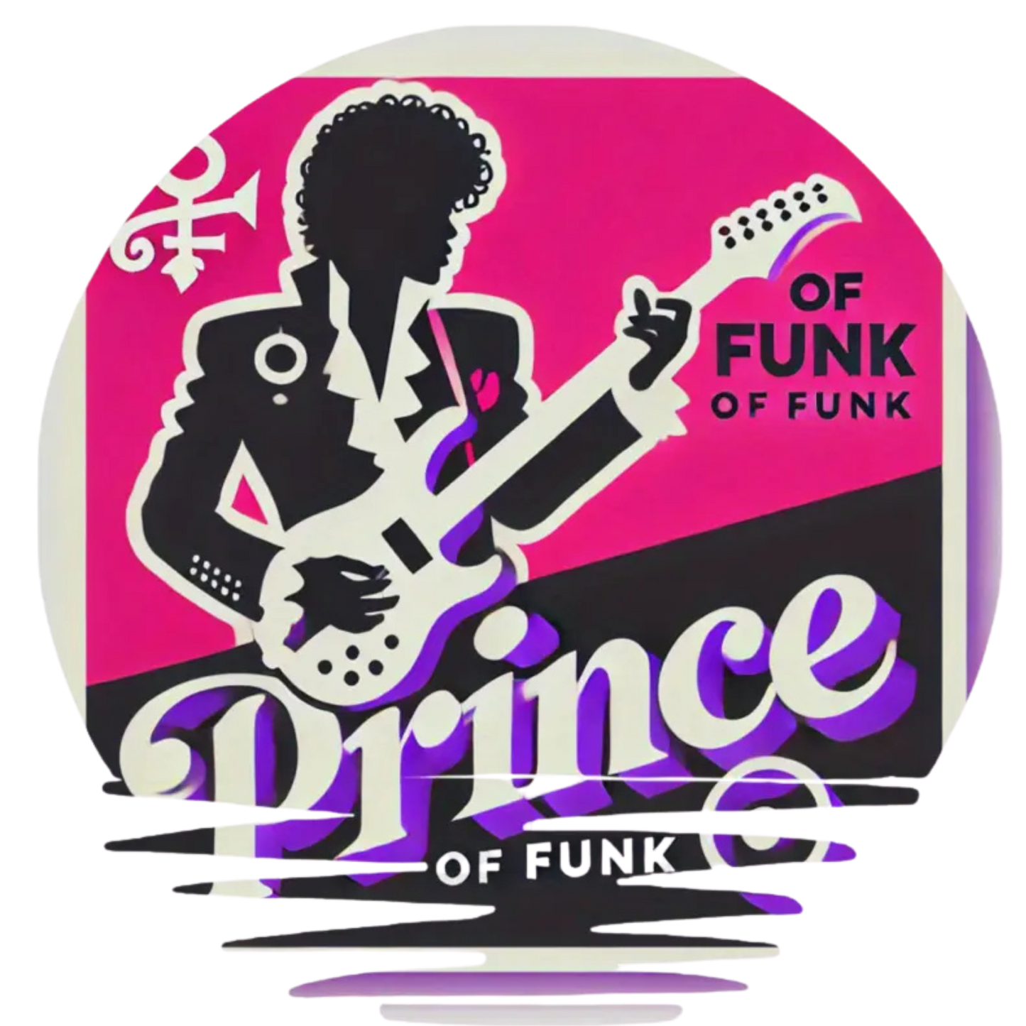 Prince of Funk Music Graphic-DTF Heat Transfer