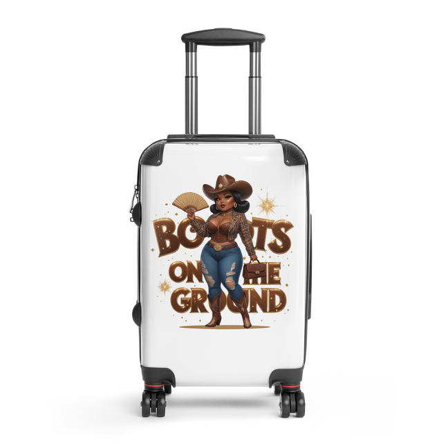 Boots on the Ground Curvy Cowgirl #1 Custom Suitcase Style Junction – Custom Digital Designs & Apparel Small