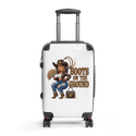 Curvy Girl Boots On Da Ground Luggage – 360° Spinner & Lock Style Junction – Custom Digital Designs & Apparel Small