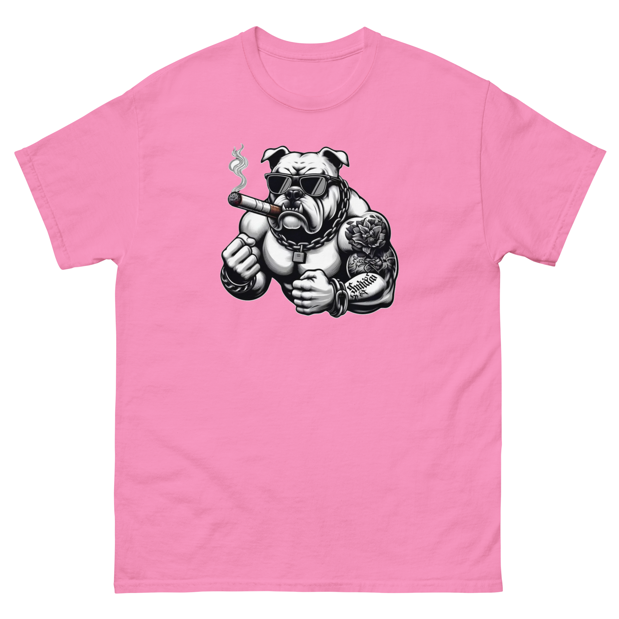 Big Boy Bulldog Design | Men’s Custom Classic T-Shirt Physical T-Shirt Style-Junction