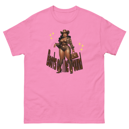 Boots on the Ground Curvy Cowgirl #3 Tee – Western Graphic Shirt Women Tees Style Junction – Custom Digital Designs & Apparel Azalea S