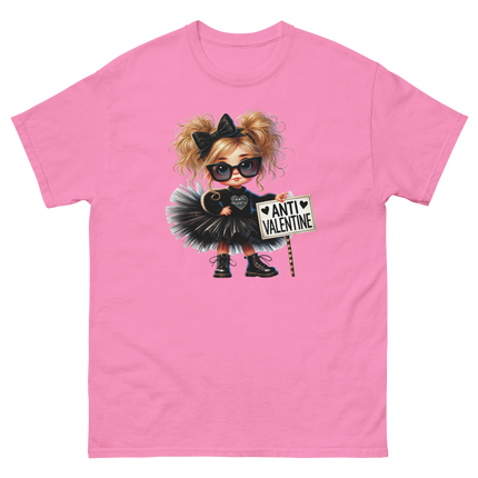Anti-Valentine Tee – Sassy Girl in Black Tulle Skirt Graphic Women Tees Style Junction – Custom Digital Designs & Apparel Azalea S