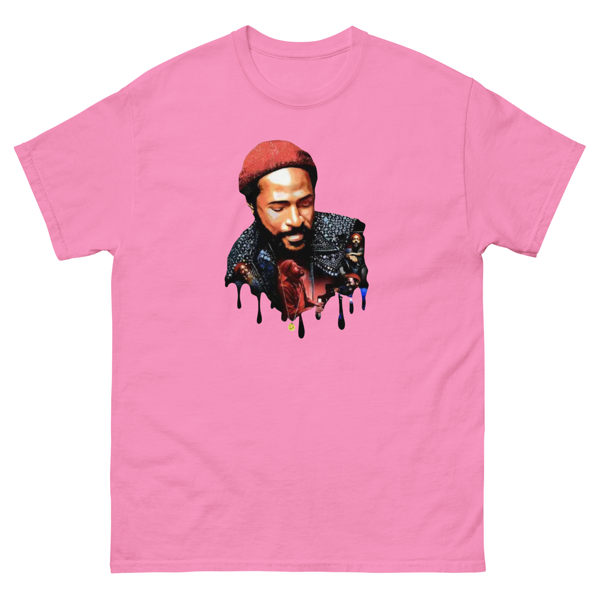 Soulful Retro Music Legend Unisex T-Shirt | Dripping Art Style Women Tees Style Junction – Custom Digital Designs & Apparel Azalea S