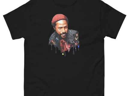 Soulful Retro Music Legend Unisex T-Shirt | Dripping Art Style Women Tees Style Junction – Custom Digital Designs & Apparel Black S