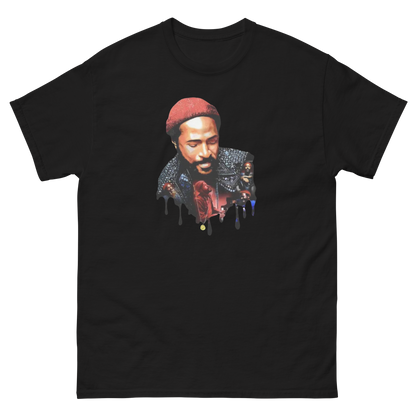 Soulful Retro Music Legend Unisex T-Shirt | Dripping Art Style Women Tees Style Junction – Custom Digital Designs & Apparel Black S