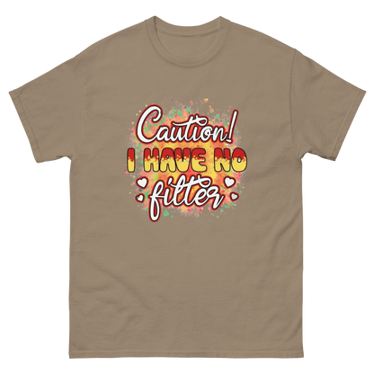 Caution No Filter Tee – Bold Funny Sarcastic Statement Shirt Women Tees Style Junction – Custom Digital Designs & Apparel Brown Savana S