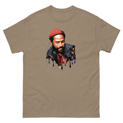 Soul Legend Tee – Retro Drip Style Music Icon Graphic Shirt Women Tees Style Junction – Custom Digital Designs & Apparel Brown Savana S
