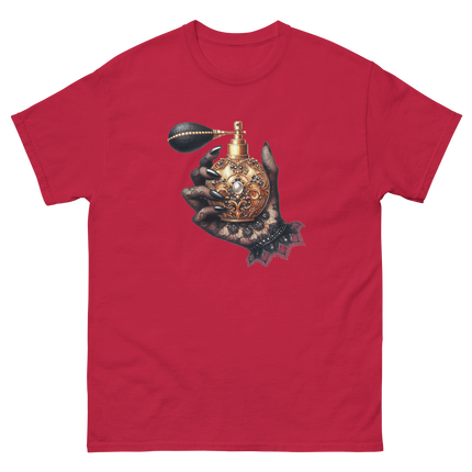 Black Lace Hand with Perfume Tee Women Tees Style Junction – Custom Digital Designs & Apparel Cardinal S