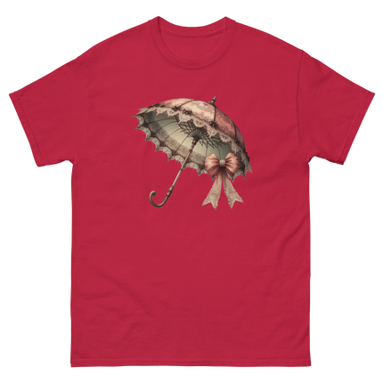 Victorian Lace Parasol Bow Tee Women Tees Style Junction – Custom Digital Designs & Apparel Cardinal S