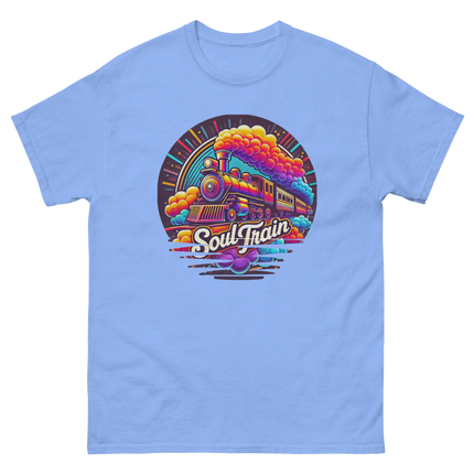 Retro Soul Train Tee – Vibrant 70s Style Graphic T-Shirt Women Tees Style Junction – Custom Digital Designs & Apparel