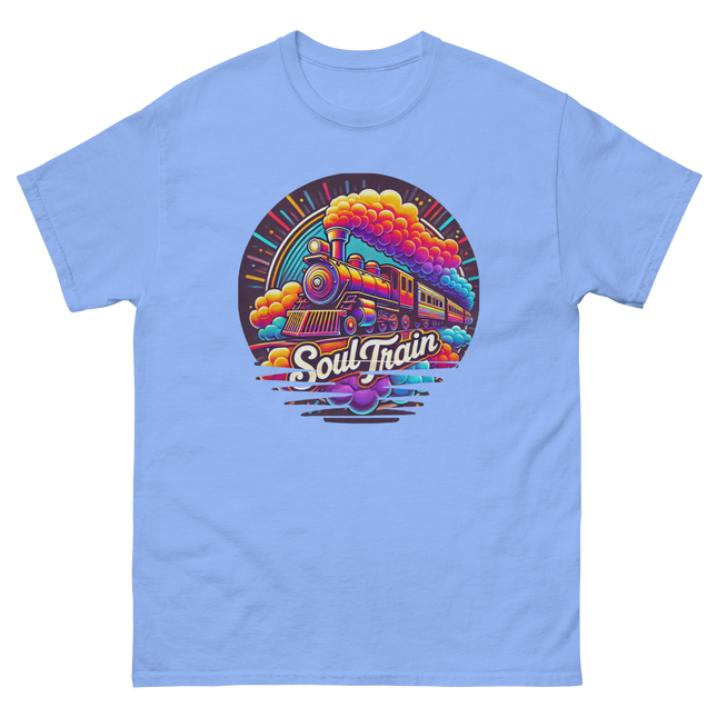 Retro Soul Train Tee – Vibrant 70s Style Graphic T-Shirt Women Tees Style Junction – Custom Digital Designs & Apparel