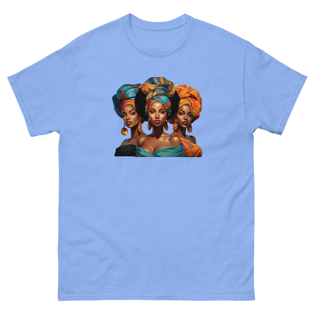 Cultural Crown Tee – Vibrant Afro Headwrap Graphic Shirt Women Tees Style Junction – Custom Digital Designs & Apparel