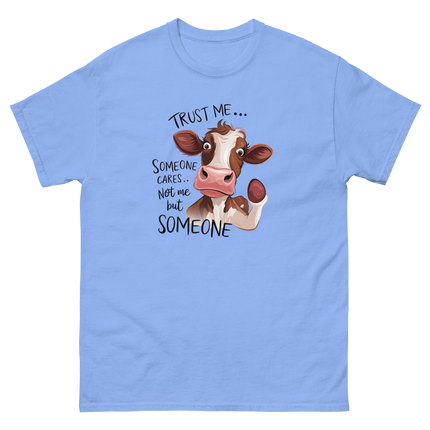 Sarcastic Cow Tee – Not Me But Someone Funny Graphic Shirt Women Tees Style Junction – Custom Digital Designs & Apparel Carolina Blue S