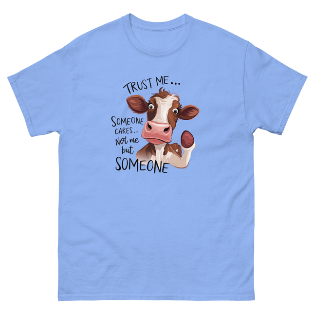 Sarcastic Cow Tee – Not Me But Someone Funny Graphic Shirt Women Tees Style Junction – Custom Digital Designs & Apparel Carolina Blue S