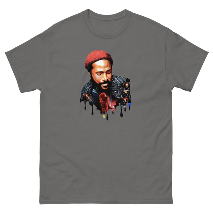 Soul Legend Tee – Retro Drip Style Music Icon Graphic Shirt Women Tees Style Junction – Custom Digital Designs & Apparel Charcoal S