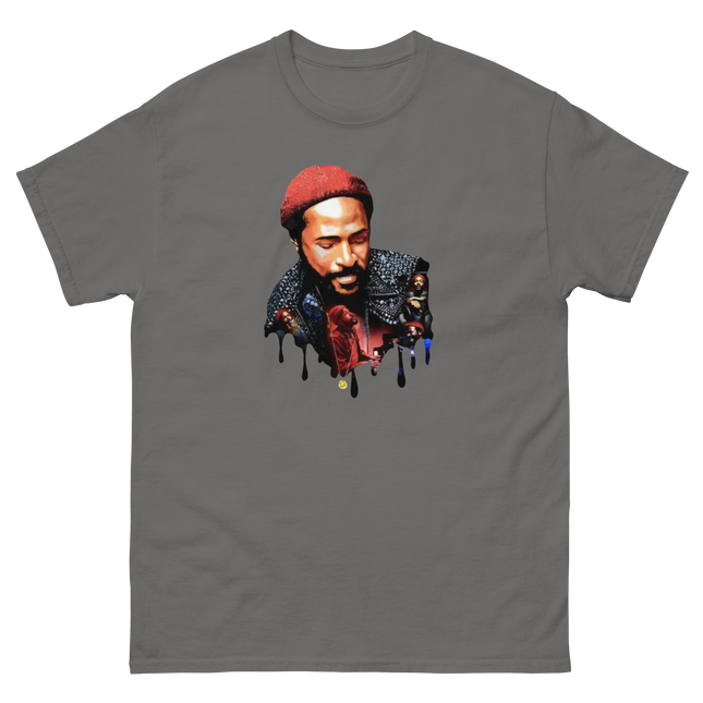 Soul Legend Tee – Retro Drip Style Music Icon Graphic Shirt Women Tees Style Junction – Custom Digital Designs & Apparel Charcoal S