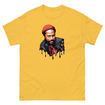 Soulful Retro Music Legend Unisex T-Shirt | Dripping Art Style Women Tees Style Junction – Custom Digital Designs & Apparel Daisy S