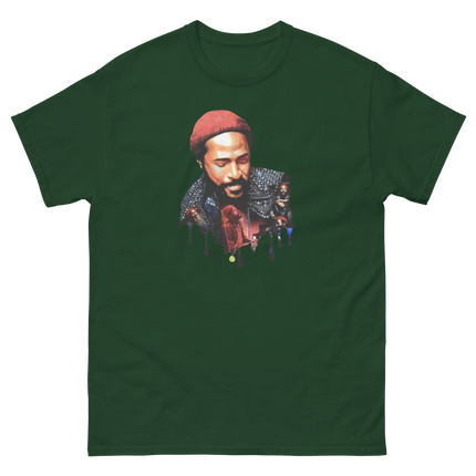 Vintage Soul Retro Tee – Music Legend Graphic Cotton Shirt Mens Tees Style Junction – Custom Digital Designs & Apparel Forest Green S