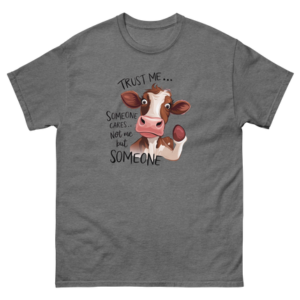 Sarcastic Cow Tee – Not Me But Someone Funny Graphic Shirt Women Tees Style Junction – Custom Digital Designs & Apparel Graphite Heather S